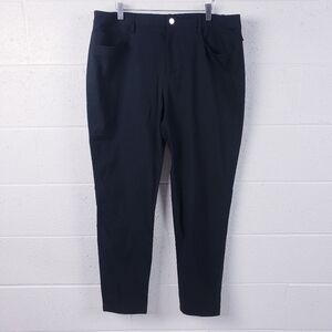 Lululemon Mens ABC Bonded Twill Slim-Fit Pant Black Golf Business Casual Size 36